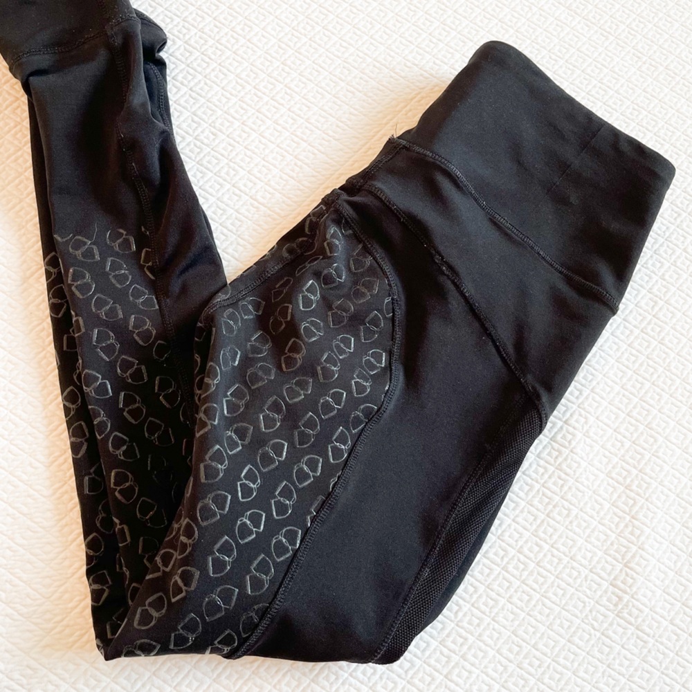 Full Seat Black Equestrian Riding Tights Size 30